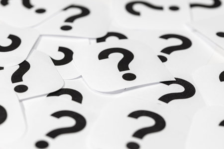 Question mark background. Full frame