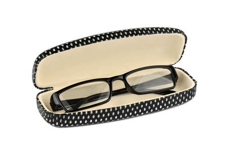 Points in a case with crystals on a white backgroundの写真素材