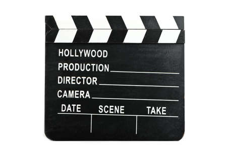 Film Slate with Clipping Pathの写真素材