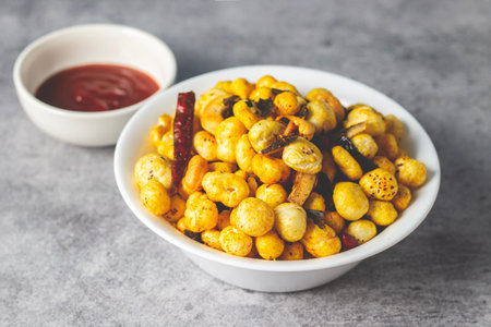 Makhana chaat is a crunchy, tangy, nutritious snack made with roasted fox nuts, fresh veggies,...
