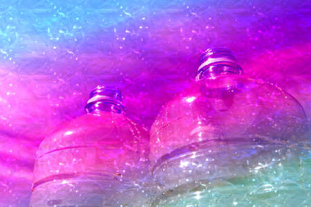 Plastic bottlesの写真素材