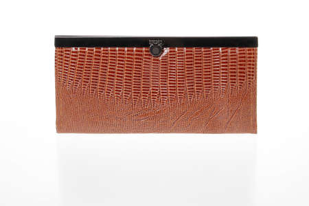 purse on white backgroundの写真素材