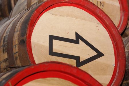 beer barrelの写真素材