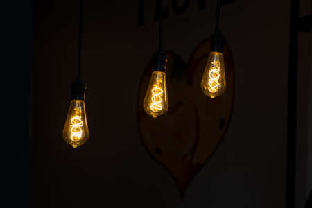 LED spotlights of a bar onの写真素材