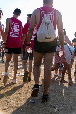 Tel Aviv, Israel - June 25, 2021: 23rd annual Tel Aviv Pride Week. Festival event