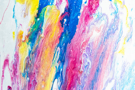 Abstract art background. Multicolored bright texture. Contemporary art. Oil painting on canvas....