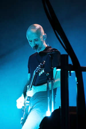 MINSK, BELARUS - JUNE 10  Moby performs at Minsk-Arena on June 10, 2011のeditorial素材