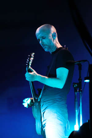 MINSK, BELARUS - JUNE 10  Moby performs at Minsk-Arena on June 10, 2011のeditorial素材