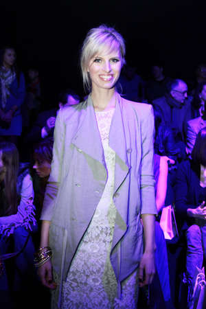 Karolina Kurkova at the Russian Fashion Week fall winter 2011 12 - Moscow, Russia March 29, 2011のeditorial素材