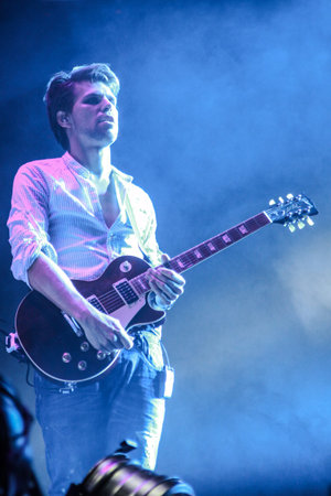MINSK, BELARUS - FEBRUARY 21  Members of ARMIN ONLY  Intense show with Armin van Buuren in...
