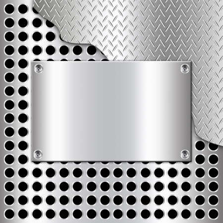 Metal background design with rectangle-1の写真素材