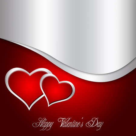 valentine design with silver backgroundの写真素材
