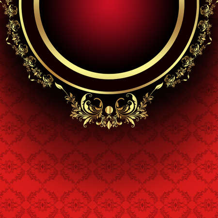Vintage with red background の写真素材