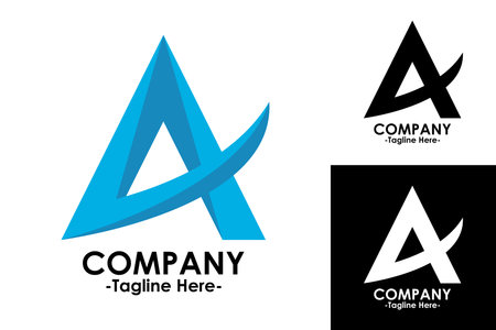Letter A logo icon design template elements. Can be used for corporate identity, business signs, branding, identity of the companyのイラスト素材