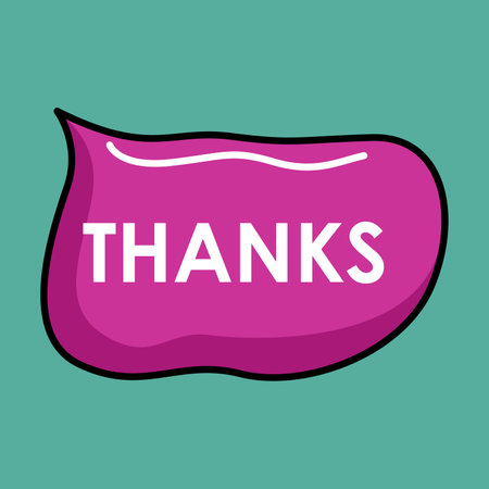 Text sign showing Thank You. Conceptual photo polite expression used when acknowledging gift service compliment.のイラスト素材