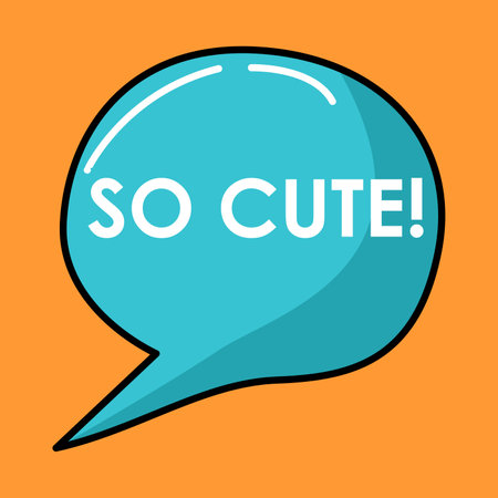Text sign showing So Cute. Conceptual photo Adorable small but particularly attractive small size.のイラスト素材