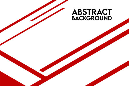 Abstract geometric background. Vector illustration for your design. Red lines.のイラスト素材
