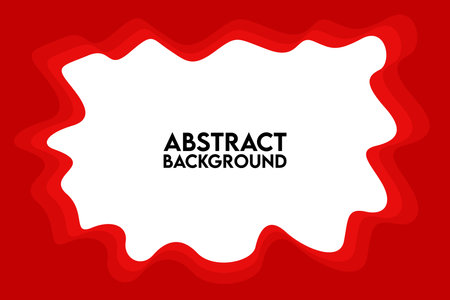 Abstract red background with place for your text. Vector Illustration.のイラスト素材