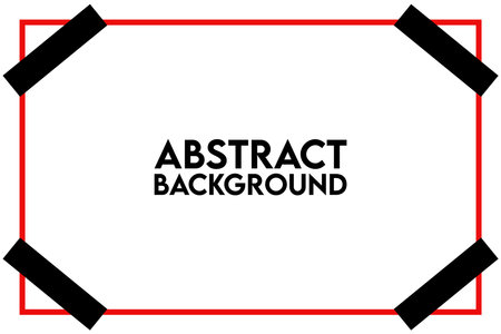 Black border frame with business concept words. Business concept for portfolio portfolioのイラスト素材