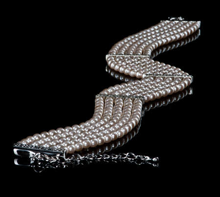 A pearl necklaceの写真素材