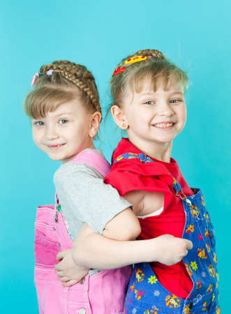Twin sistersの写真素材