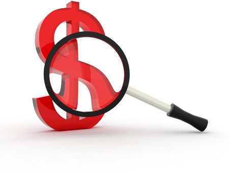 Search for moneyの写真素材