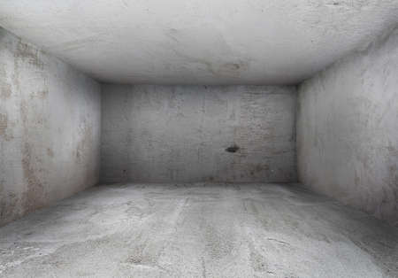 old grunge interior with dirty wallsの写真素材