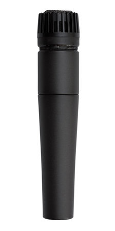 microphone isolated on white backgroundの写真素材