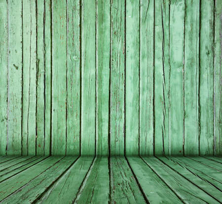 vintage wooden roomの写真素材