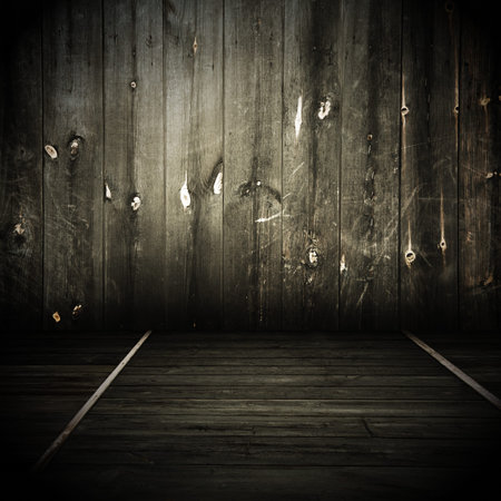Old wooden interior の写真素材
