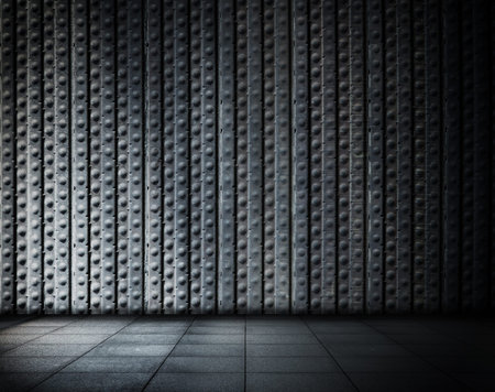 grunge metallic interior
