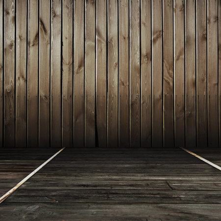 old wooden room