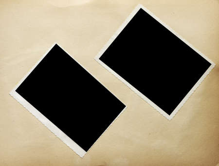 vintage photo-album pageの写真素材