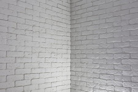 white brick wall, grungy grey texture 