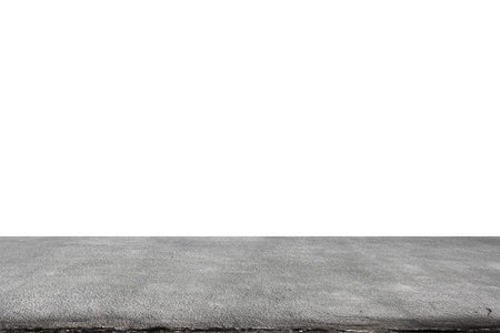 old concret floor isolated on white background