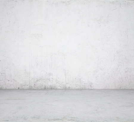 empty room with concrete wall, grey backgroundの写真素材