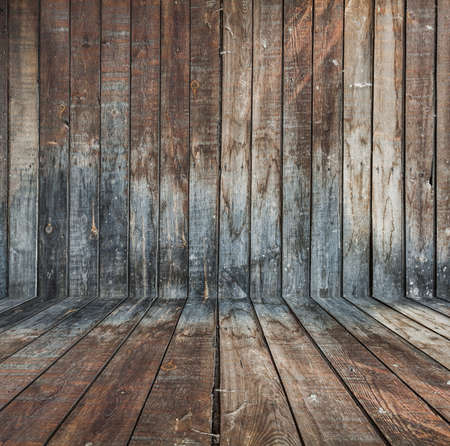 old room, wooden wallの写真素材