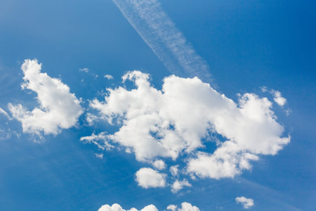 beautiful clouds, blue sky