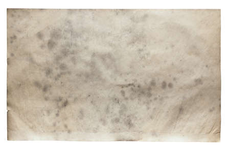 old paper isolated on whiteの写真素材