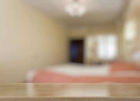 desk in the bedroomの写真素材