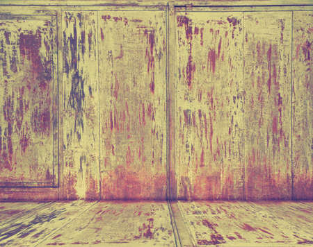 grunge metallic interiorの写真素材