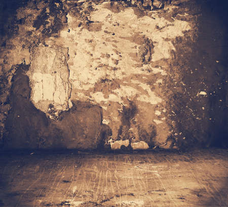 old grunge interior, retro filteredの写真素材