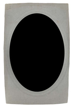 vintage cabinet photograph isolated on white background with clipping pathの写真素材