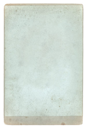 vintage cabinet photograph isolated on white background with clipping path