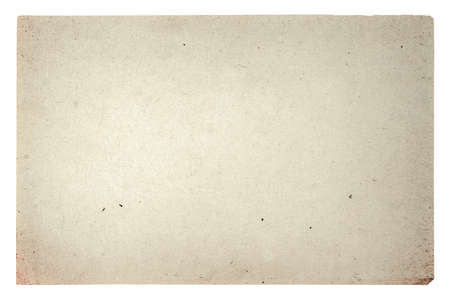 old paper isolated on white backgroundの写真素材