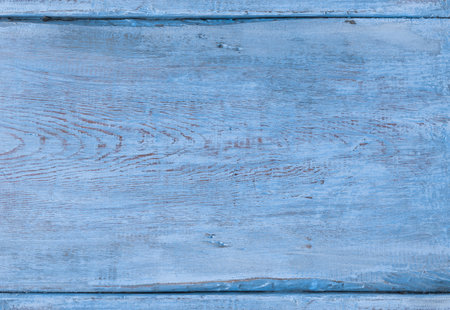 Vintage blue painted wooden backgroundの写真素材