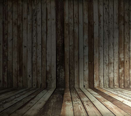 old wooden interior, grunge backgroundの写真素材