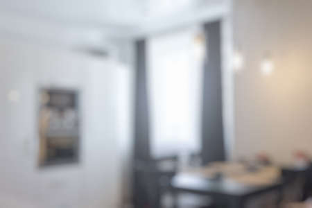 blurred background, defocused living roomの写真素材