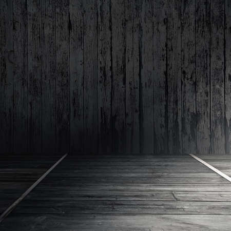 old wooden interior, grunge backgroundの写真素材