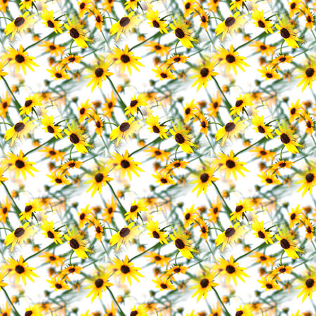 seamless flowers pattern, floral backgroundの写真素材